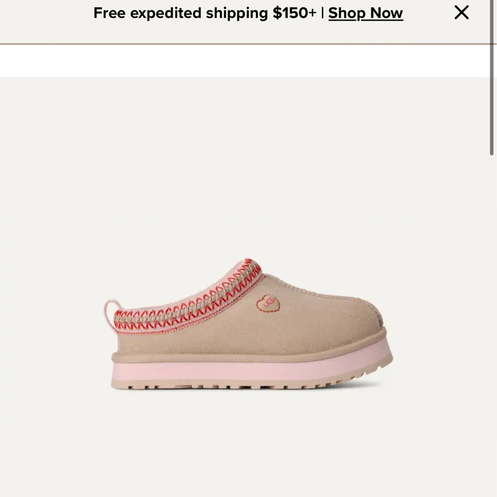 UGG Kids Slippers - Tazz Love '26
Kids', Color: SEA SALT /ROSETTA